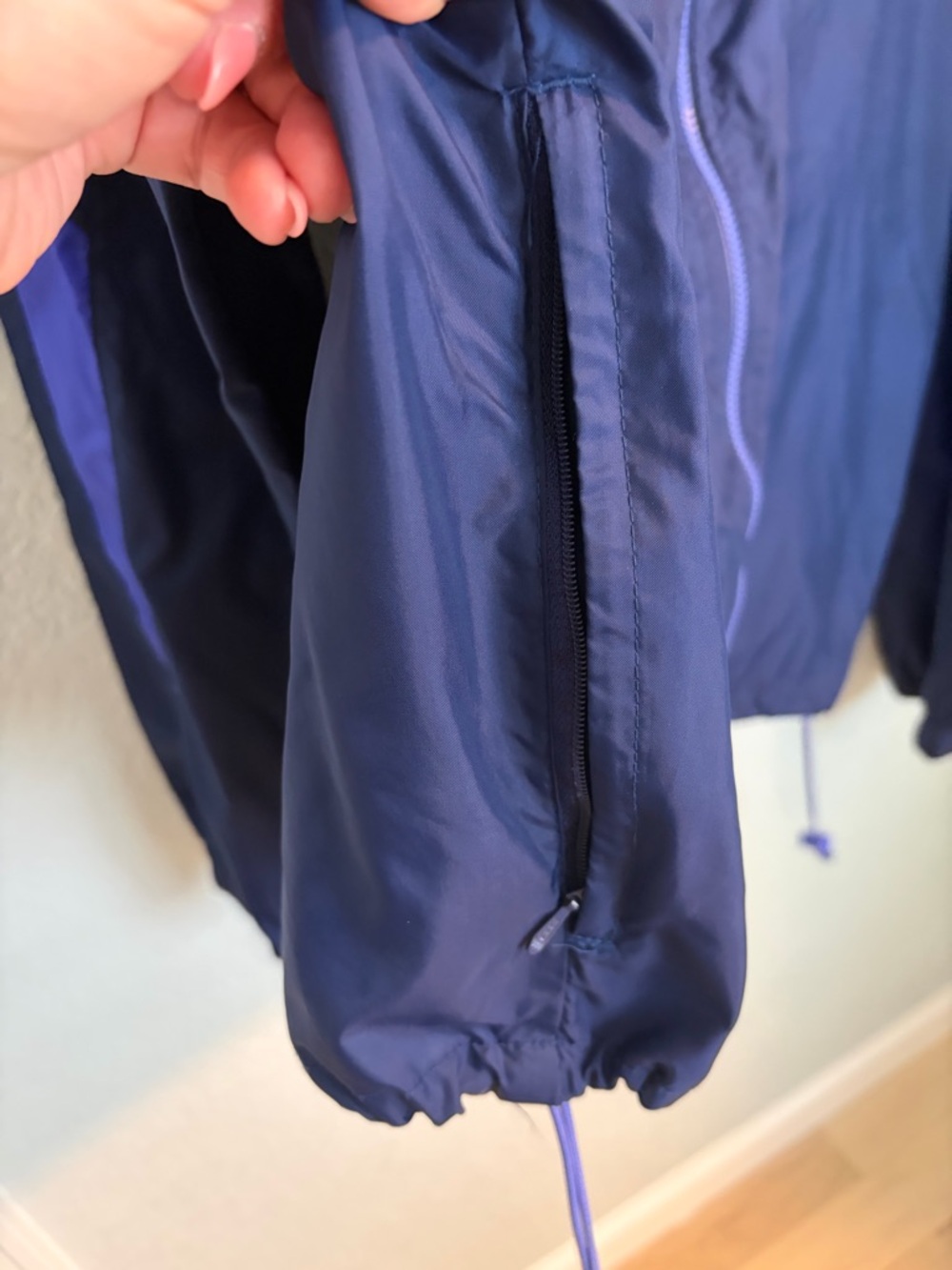 Nike Colorblock Windbreaker Jacket Blue Green Purple Size Large - Picture 5 of 7
